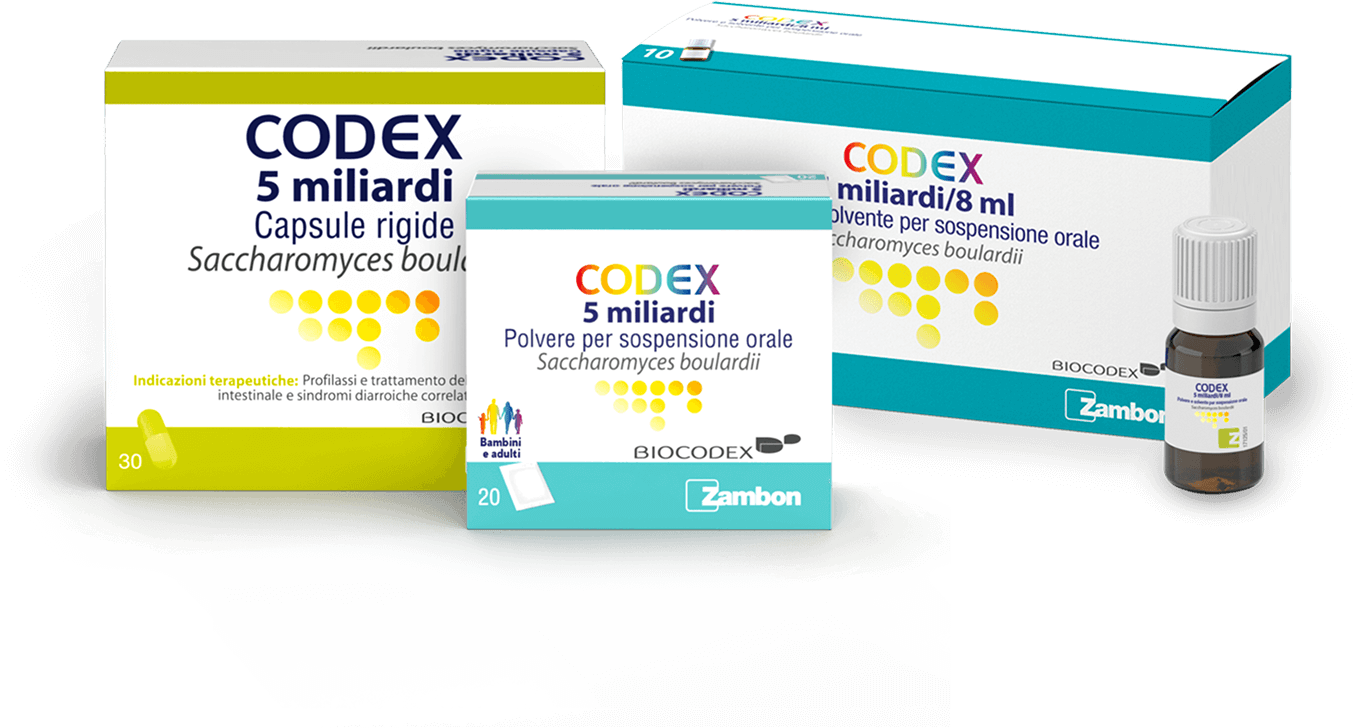 Codex 5 miliardi Per l'equilibrio intestinale